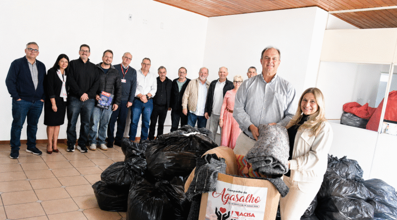 Acisa arrecada mais de 19 mil itens para a Campanha do Agasalho