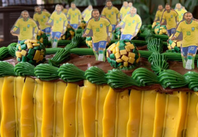 Rede de confeitaria gourmet entra no clima da Copa com bolo inspirado em Neymar, fatia viral, brigadeiro gourmet e brownie 