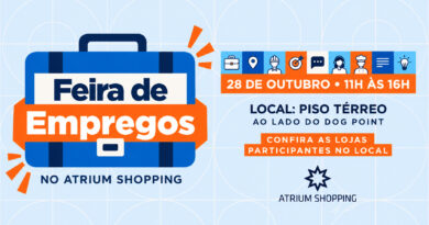 Atrium Shopping realiza Feirão de Empregos nesta quarta