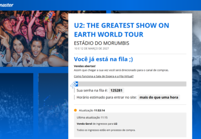 Fila para compra de ingressos do U2 supera 125 mil pessoas. Nova data deve ser anunciada